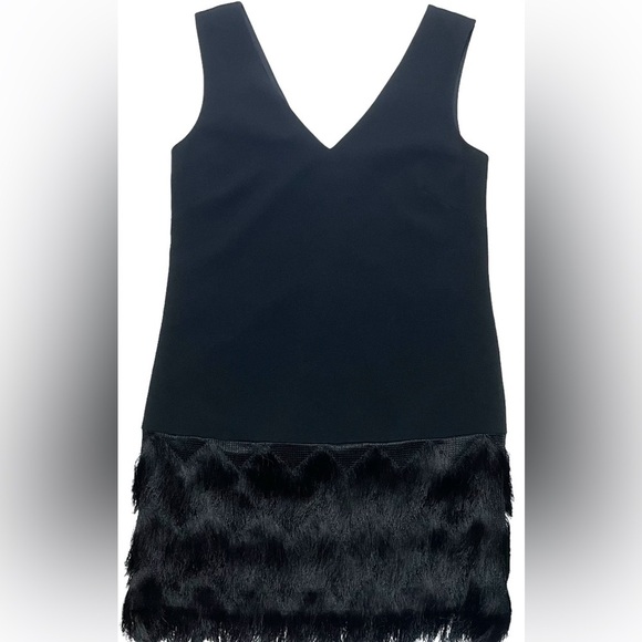 BCBG Maxariza Black Great Gatsby Dress Size 0 NWT Addilyn - Picture 8 of 12